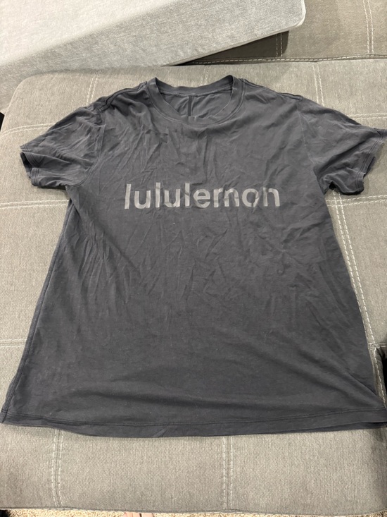 lululemon athletica Tops - lululemon athletica Women’s Black Logo Short Sleeve Tee